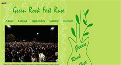 Desktop Screenshot of greenrockfestruse.com