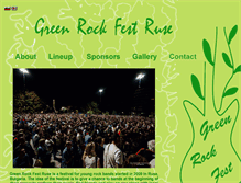Tablet Screenshot of greenrockfestruse.com